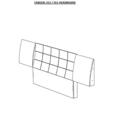 Barcelona Platform Bed -Beds and Accessories Sales BARCELONAHBQS PLATFORMQS bed pnl 3