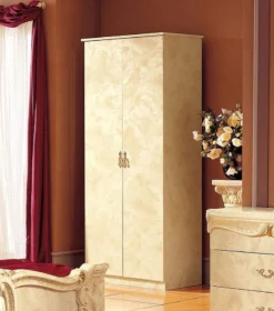 Barocco 2 Door Wardrobe (Ivory)