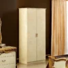 Barocco 2 Door Wardrobe (Ivory And Gold)