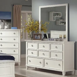 Tamarack Dresser (White) -Beds and Accessories Sales BB044W 050 dresser 4