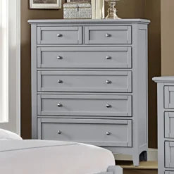 Bonanza Mansion Bedroom Set (Gray) -Beds and Accessories Sales BB26 115 chest 1