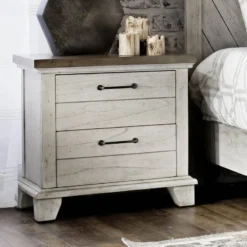 Bear Creek Panel Bedroom Set -Beds and Accessories Sales BC900NS nightstand 2
