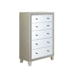 Sliverfluff Panel Bedroom Set -Beds and Accessories Sales BD00247 chest 1