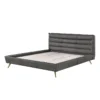 Doris Upholstered Panel Bedroom Set (Gray)