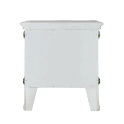 Vendome Fabric Upholstered Bedroom Set (Antique Pearl) -Beds and Accessories Sales BD01340 nightstand 6