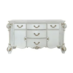 Vendome Fabric Upholstered Bedroom Set (Antique Pearl) -Beds and Accessories Sales BD01342 dresser 1