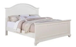 Brook Panel Bedroom Set (White) -Beds and Accessories Sales BP700KHW BP700KFW BP700KRW bed 1