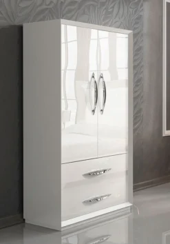 Carmen 2 Door Wardrobe (White)