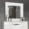 Carmen Mirror For Single Dresser (White)