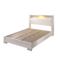 Malte Bookcase Bed (White) -Beds and Accessories Sales CM7049WH Q bed 3