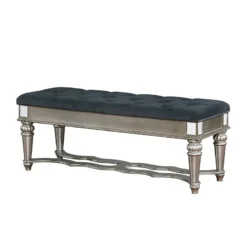 Azha Poster Bedroom Set -Beds and Accessories Sales CM7194BN bench 1