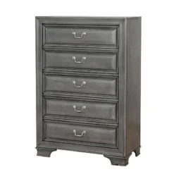 Brandt Storage Bedroom Set (Gray) -Beds and Accessories Sales CM7302GY C chest 1