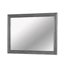 Brandt Storage Bedroom Set (Gray) -Beds and Accessories Sales CM7302GY M mirror 1