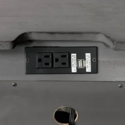 Brandt Storage Bedroom Set (Gray) -Beds and Accessories Sales CM7302GY N nightstand 5