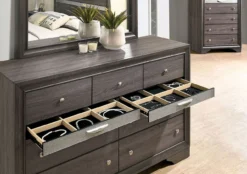 Chrissy Dresser (Gray) -Beds and Accessories Sales CM7552GY D dresser 3
