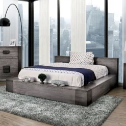 Janeiro Platform Bed (Gray)