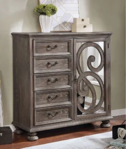 Lysandra Armoire (Rustic Natural)