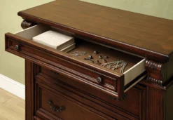 Esperia Panel Bedroom Set -Beds and Accessories Sales CM7711N nightstand 2