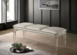 Maddie Storage Bedroom Set -Beds and Accessories Sales CM7899BN bench 1