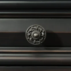 Calloway Bedroom Set (Antique Black) -Beds and Accessories Sales CY600DR dresser 6