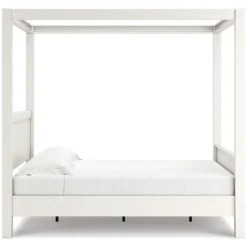 Aprilyn White Canopy Bed -Beds and Accessories Sales EB1024 189 181 186 bed 11