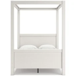 Aprilyn White Canopy Bed -Beds and Accessories Sales EB1024 189 181 186 bed 4