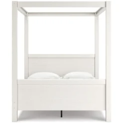 Aprilyn White Canopy Bed -Beds and Accessories Sales EB1024 189 181 186 bed 5