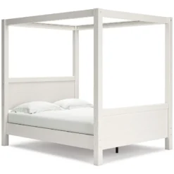 Aprilyn White Canopy Bed