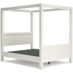 Aprilyn White Canopy Bed -Beds and Accessories Sales EB1024 189 181 186 bed 9