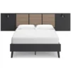 Charlang Platform Bedroom Set W/ Lighted Headboard