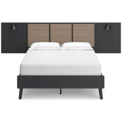 Charlang Platform Bedroom Set W/ Lighted Headboard