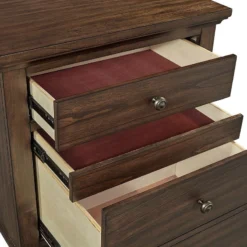 Hudson Valley Super Storage Bedroom Set -Beds and Accessories Sales I280 450 two drawer nightstand 3