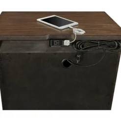 Hudson Valley Super Storage Bedroom Set -Beds and Accessories Sales I280 450 two drawer nightstand 4