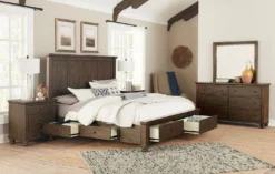 Hudson Valley Super Storage Bedroom Set -Beds and Accessories Sales I280 492 403D 402S br set super str 3