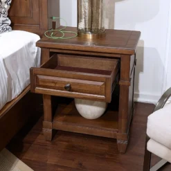 Thornton Storage Bedroom Set 27 Thornton Storage Bedroom Set -Beds and Accessories Sales I34 451N SNA one drawer nightstand 3