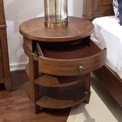 Thornton Storage Bedroom Set 28 Thornton Storage Bedroom Set -Beds and Accessories Sales I34 451T SNA rnd nightstand 3