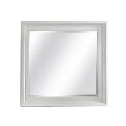 Cambridge Flat Panel Bedroom Set (Light Gray Paint) 23 Cambridge Flat Panel Bedroom Set (Light Gray Paint) -Beds and Accessories Sales ICB 463 GRY chesser mirror gray 1