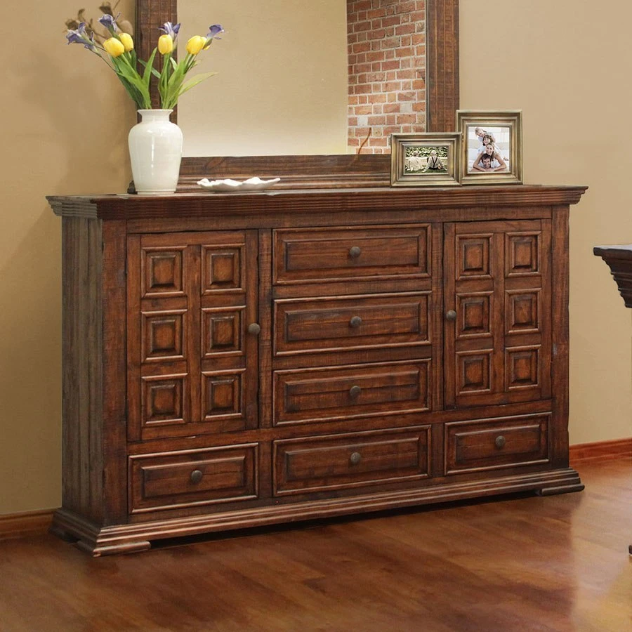 Terra Panel Bedroom Set (Chocolate) 6 Terra Panel Bedroom Set (Chocolate) - Image 6