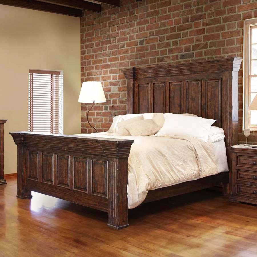 Terra Panel Bedroom Set (Chocolate) 3 Terra Panel Bedroom Set (Chocolate) - Image 3