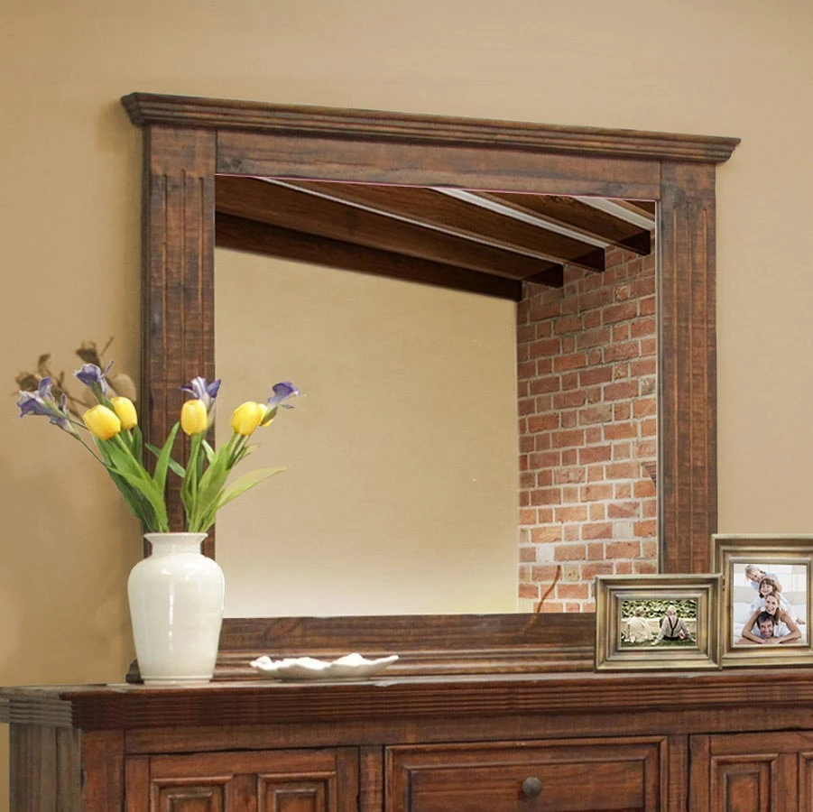 Terra Panel Bedroom Set (Chocolate) 5 Terra Panel Bedroom Set (Chocolate) - Image 5