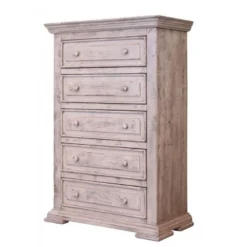 Bella Panel Bedroom Set (White) -Beds and Accessories Sales IFD1022CHEST chest 1