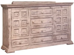 Bella Panel Bedroom Set (White) -Beds and Accessories Sales IFD1022DSR dresser 1