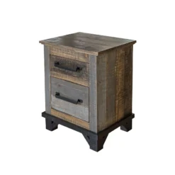 Loft Brown Panel Bedroom Set -Beds and Accessories Sales IFD6441NTSSM nightstand 1