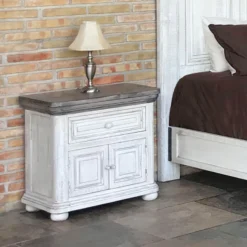 Luna Panel Bedroom Set -Beds and Accessories Sales IFD768NTST nightstand 1