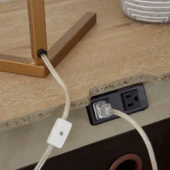 Modern Loft Panel Bedroom Set (Modern Khaki) -Beds and Accessories Sales IML 450 KHK 1 nightstand 3