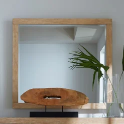 Modern Loft Panel Bedroom Set (Modern Khaki) -Beds and Accessories Sales IML 463 KHK mirror 1