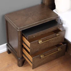 Milan Panel Bedroom Set -Beds and Accessories Sales MN900NS nightstand 5