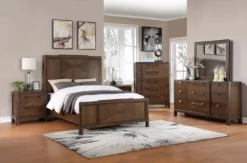 Milan Panel Bedroom Set -Beds and Accessories Sales MN900QBED br set 1