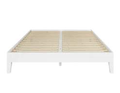 Nix White Platform Bed -Beds and Accessories Sales NIX900QPBW bed 5
