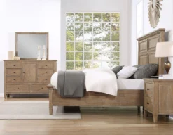 Riverdale Storage Bedroom Set (Driftwood) -Beds and Accessories Sales RV900 S br set 3